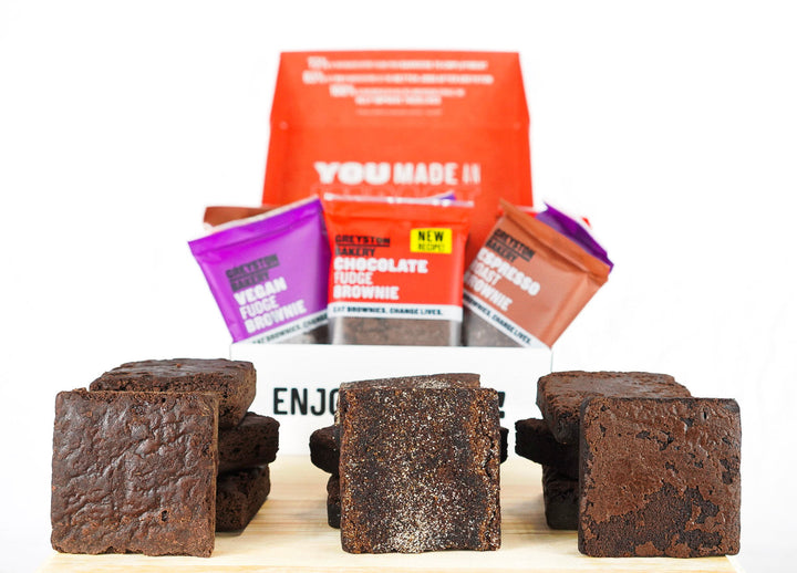 Chocolate Goodness only in this brownie assortment.