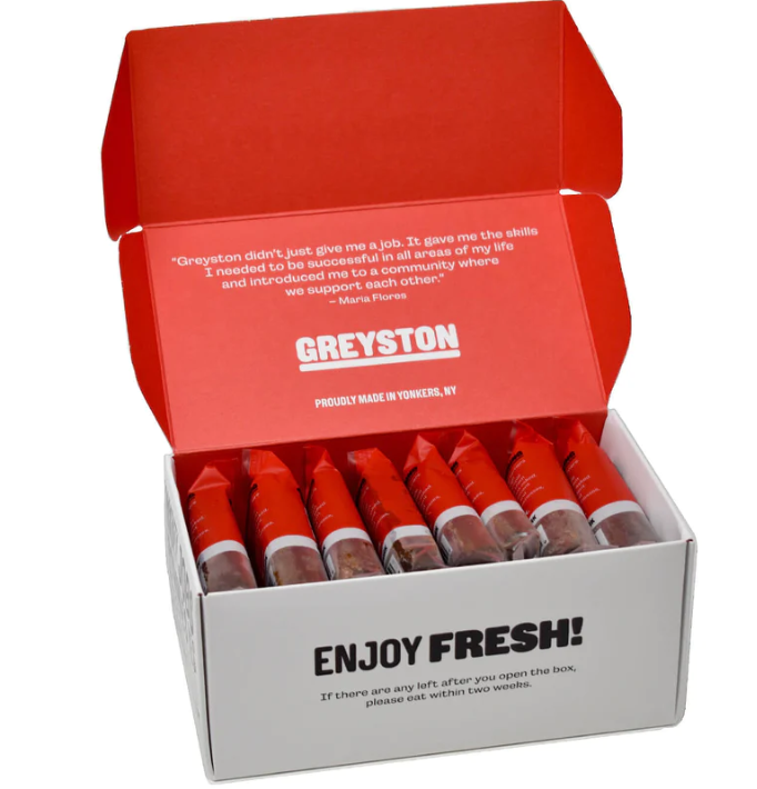 Greyston Bakery gift box - delightful texture and amazing taste in each Chocolate Fudge Brownie