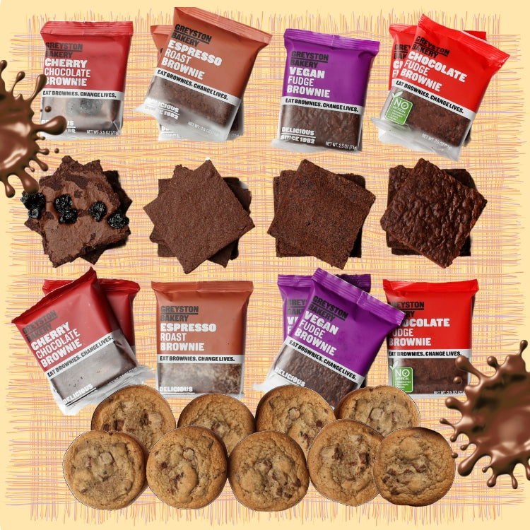 Chocolate Lover’s Brownie & Cookie Gift 21PC | 6 Flavors