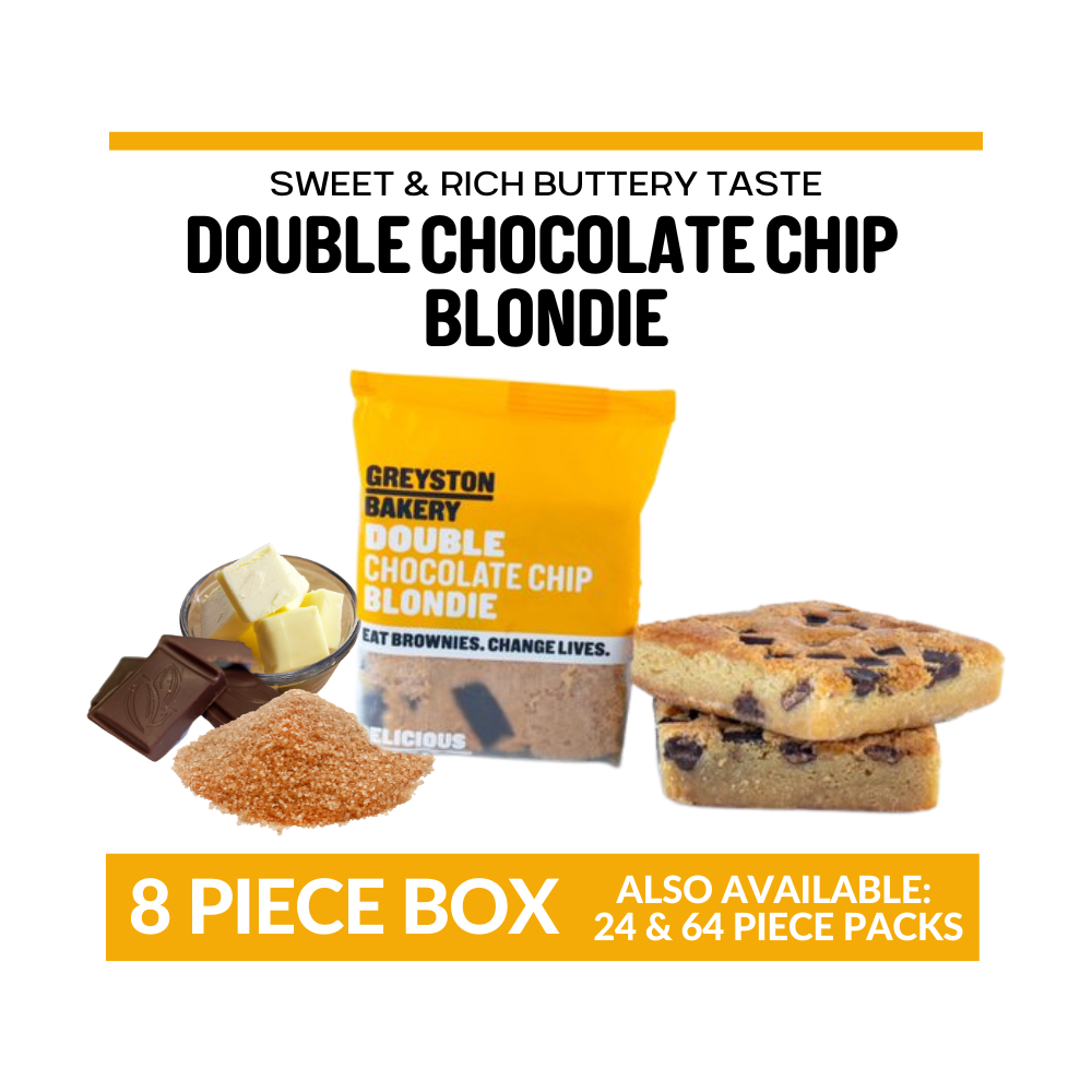 Double Chocolate Chip Blondie | Single Flavor | 8 PCS