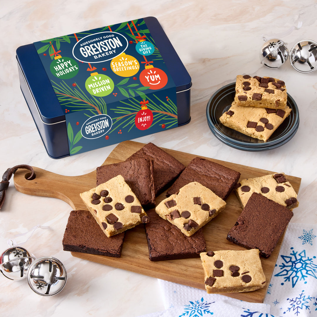 GLUTEN FREE Brownie & Blondie Gift Tins