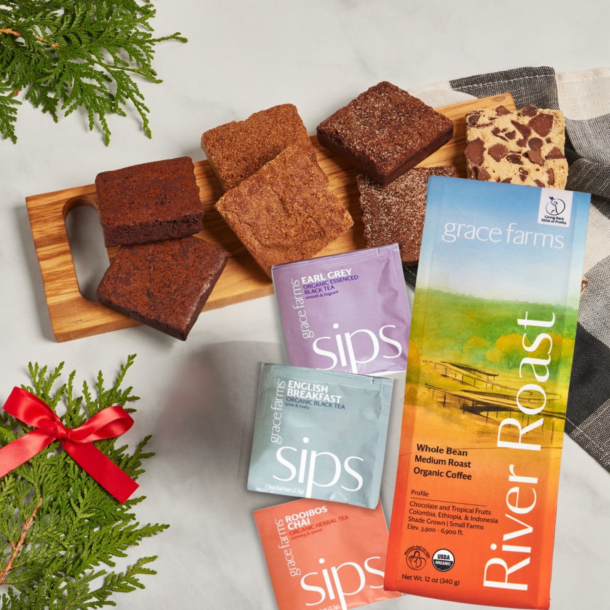 Brownies & Brews Gift Box Grace Farms X