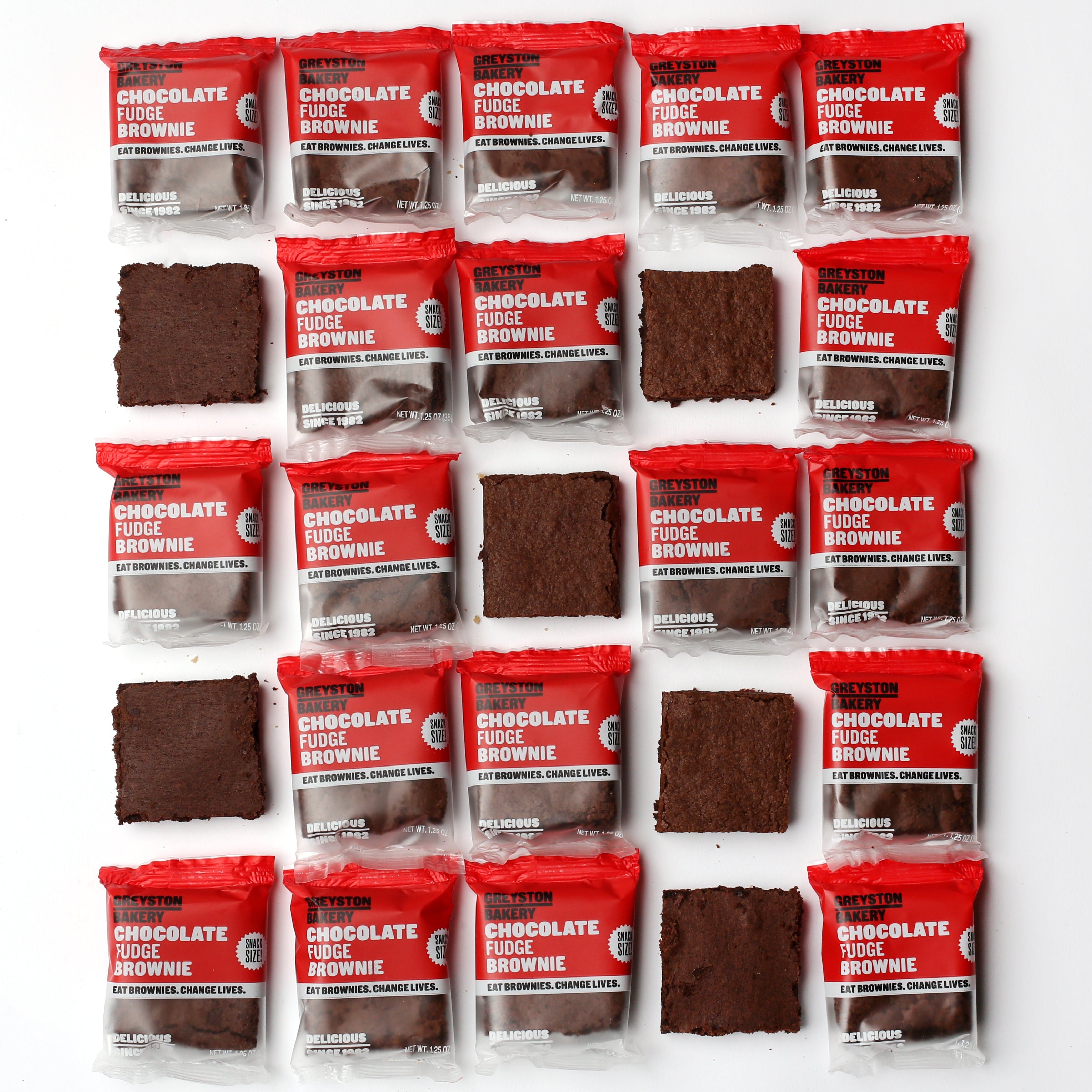 Snack Size Chocolate Fudge Brownie 24PCS Party Pack