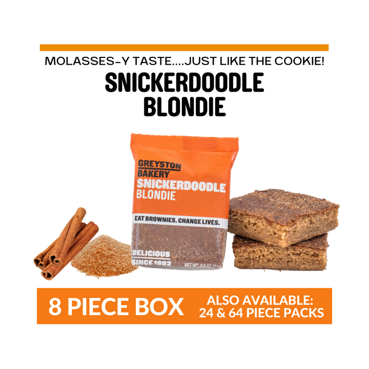 Snickerdoodle Blondie | Single Flavor | 8 PCS