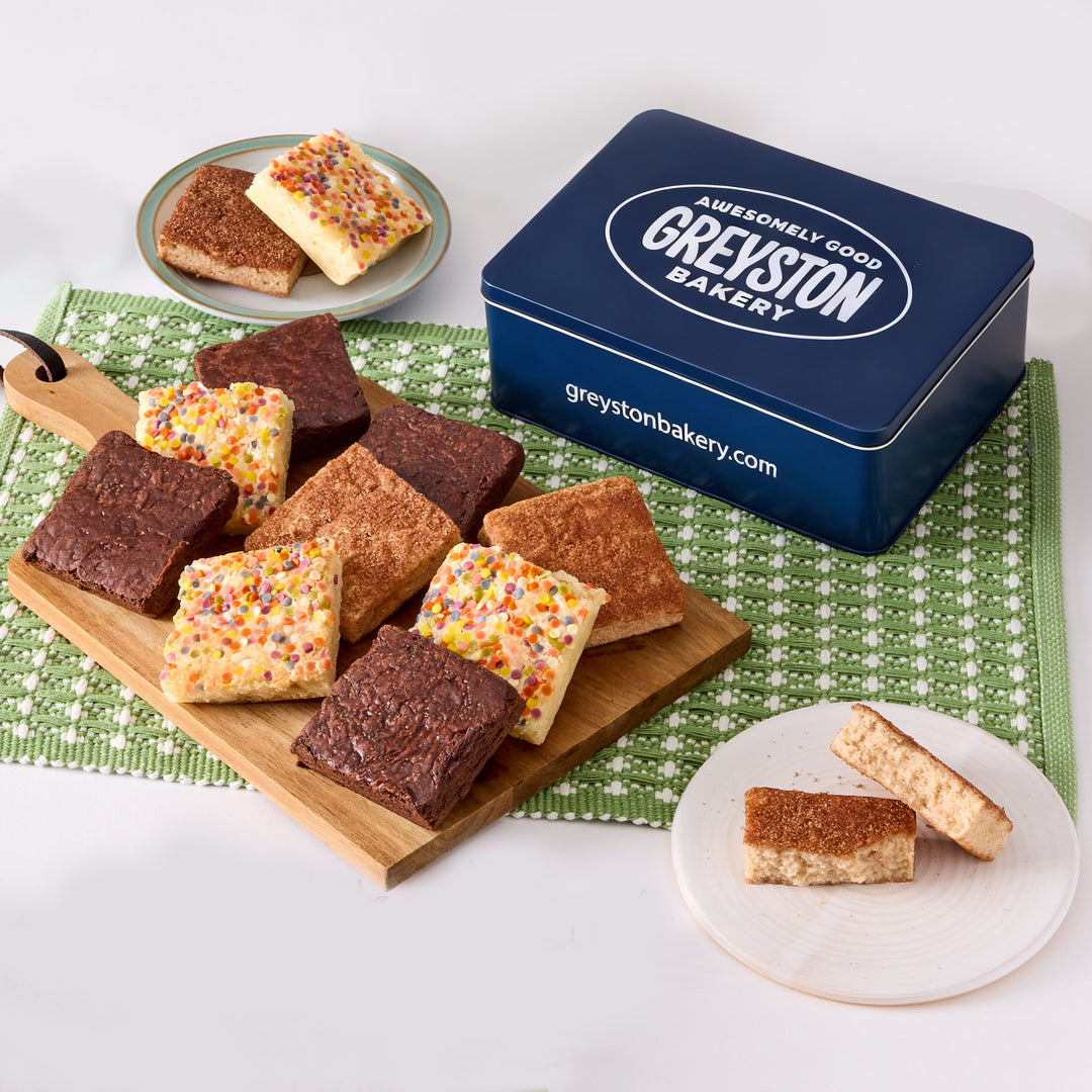 Vegan Deluxe Brownie 12 PCS Gift Tin