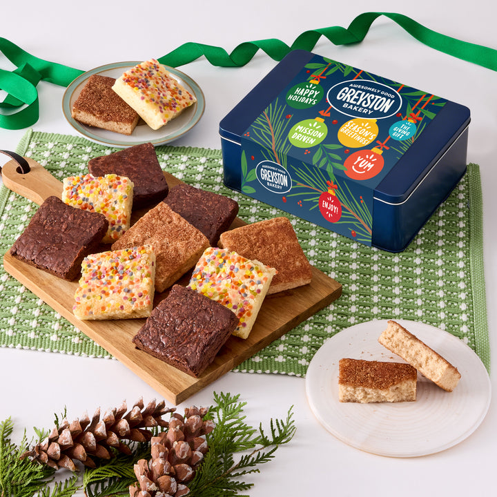 Vegan Deluxe Brownie 12 PCS Gift Tin