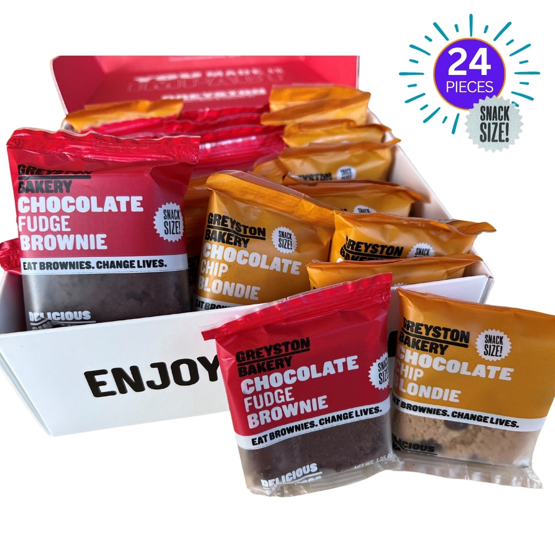 Brownie & Blondie Snack Size Mix 24PC | Party Pack