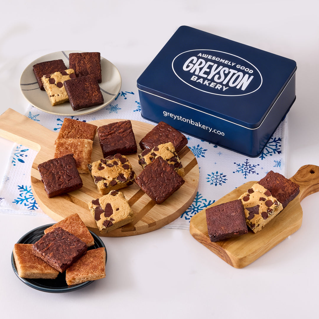 Snack Size Brownie & Blondie 20 PCS Gift Tin