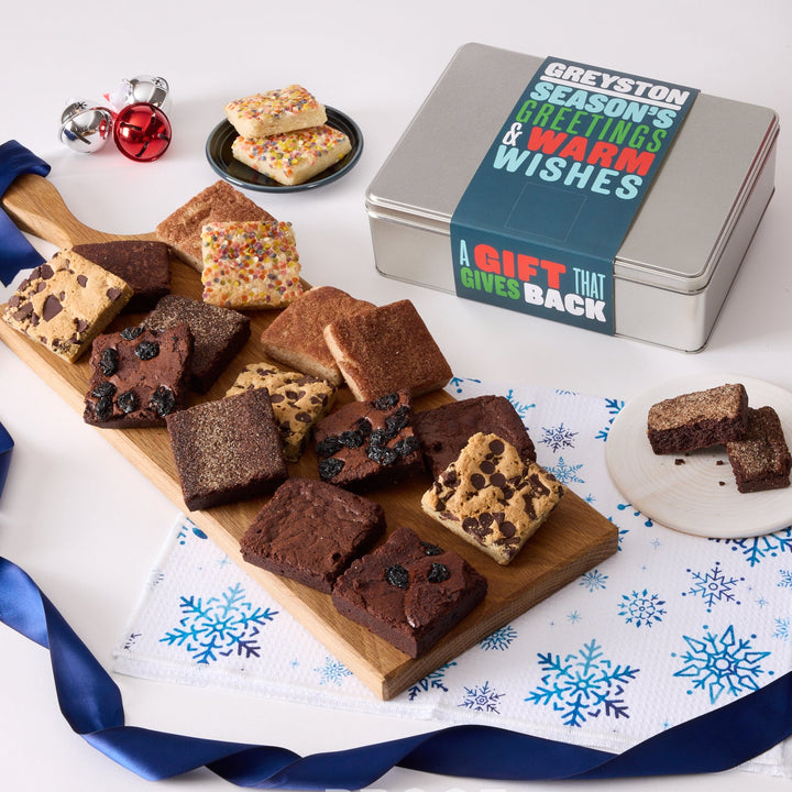 Tin of Joy 18 PCS Brownie Gift Assortment