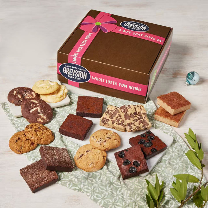 Brownie & Cookie Sampler Gift Box 18 PCS
