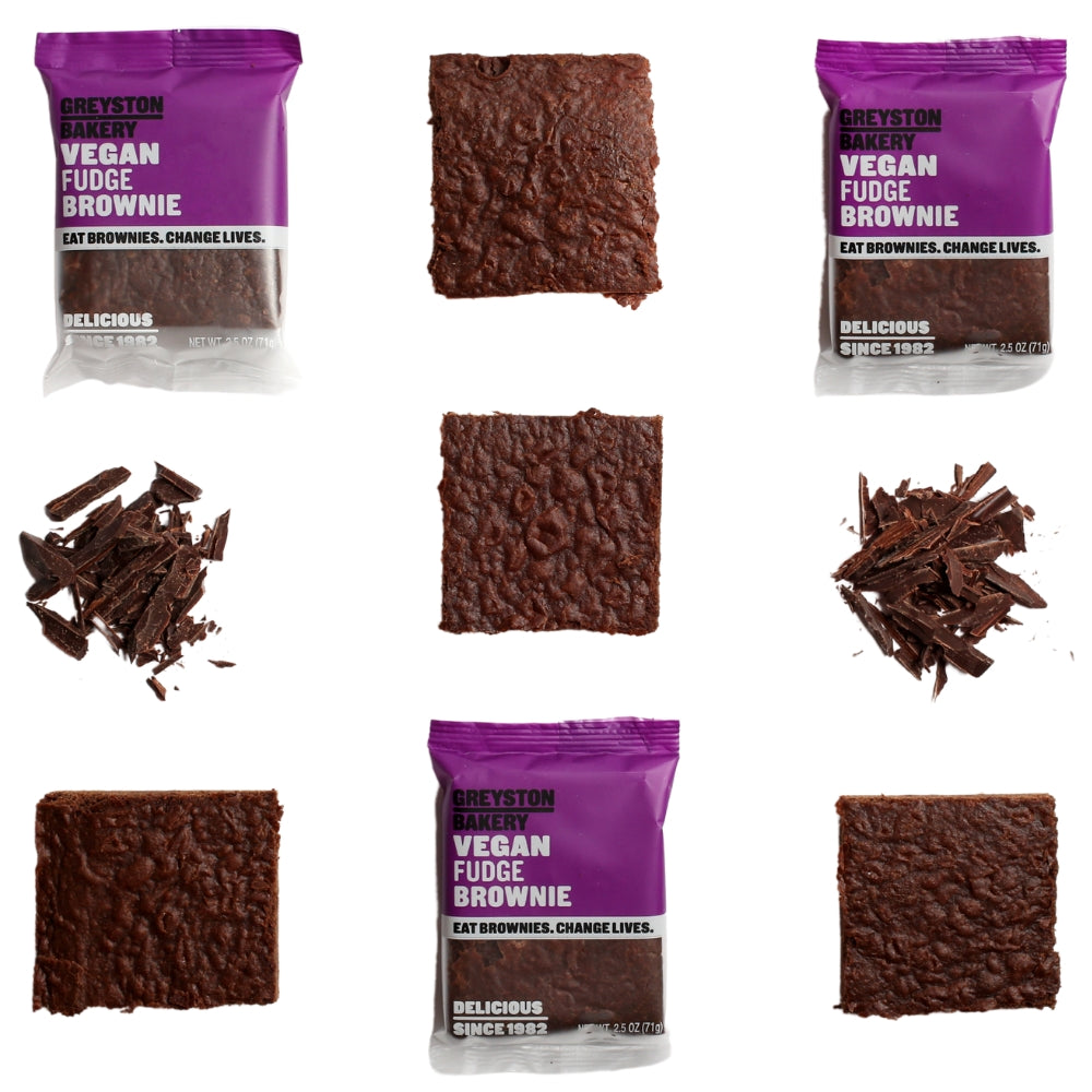 Vegan Fudge Brownie 8PC | Single Flavor