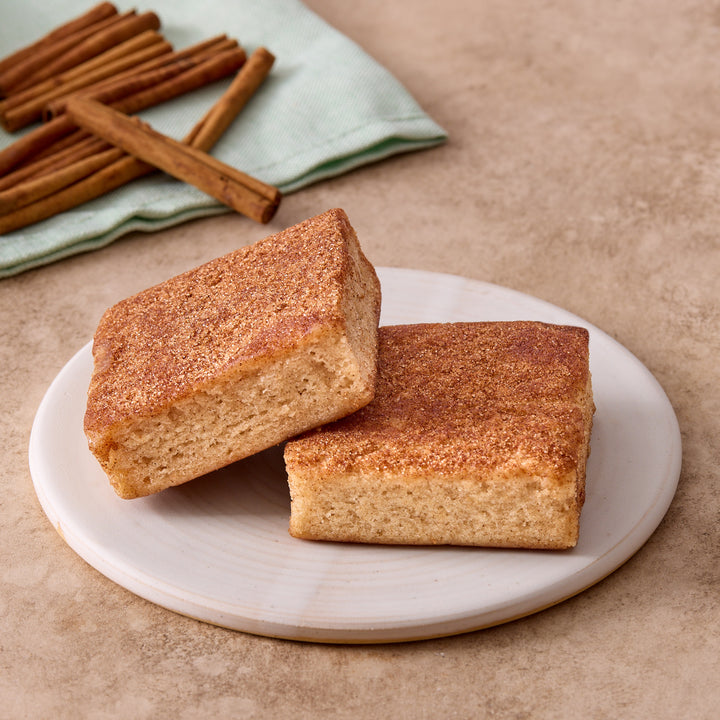 Snack Size Vegan Cinnamon Roll Blondie