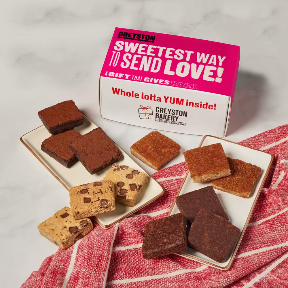 Sampler Snack Box Snack Size Brownie & Blondie Gift Box | Yum Delivered | Greyston Bakery
