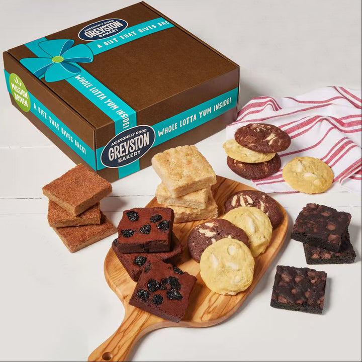 Sweet Duo - Brownie & Cookie Bliss 20 PCS Gift Box