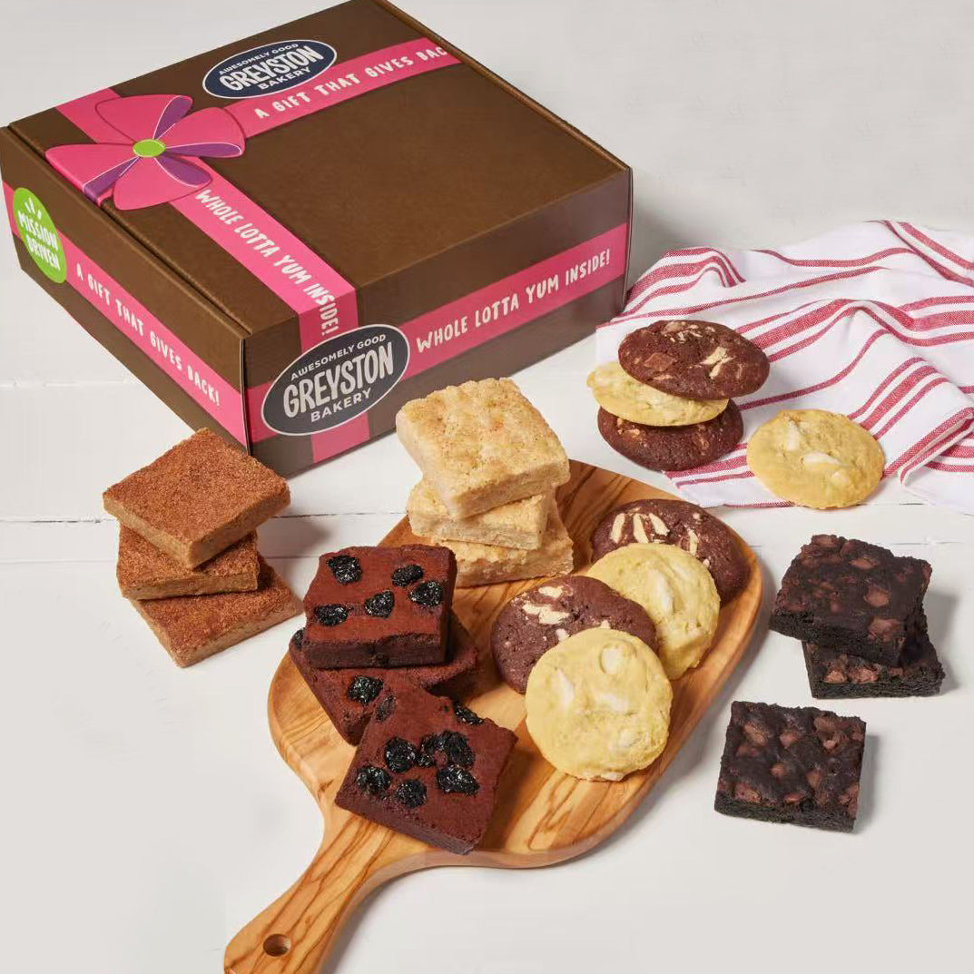 Sweet Duo - Brownie & Cookie Bliss 20 PCS Gift Box